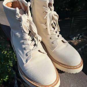 Madden Girl Kurrt Canvas Boots 8 M